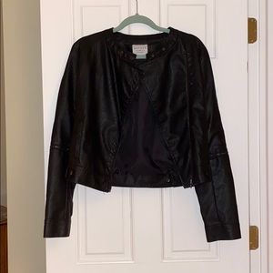 NWOT Vegan Leather Moto Jacket